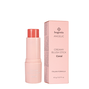 Румяна для лица кремовые Bogenia Angelic Creamy Blush Stick стик BG632, 006 Coral