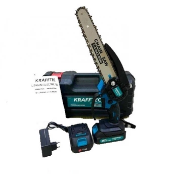 Акумуляторна ланцюгова пилка з індикатором масла Chain Saw 8'' KRAFFTEC