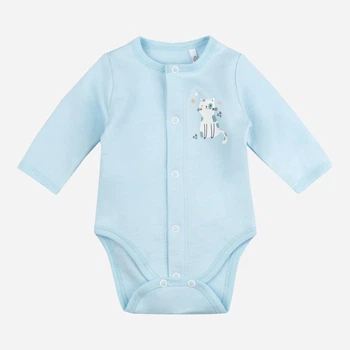 Дитяче тепле боді Бембі BD59a-400 80 см Блакитне (01059101535.400)