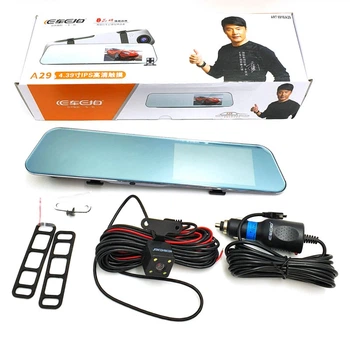 Видеорегистратор DVR A29 (TouchScreen, HD1080 зеркало под две камеры)