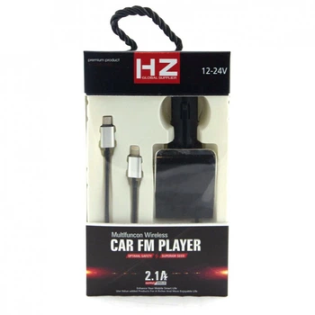Трансмітер/модулятор H22 BT + дроти: MicroUSB, Lightning