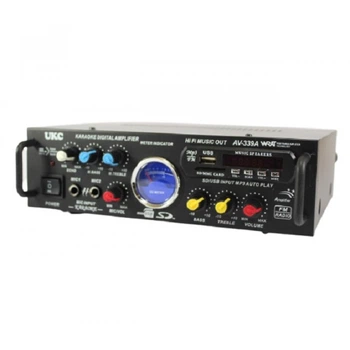 Усилювач звуку UKC AV-339B 40 Вт Bluetooth FM 87.5-108 МГц Караоке