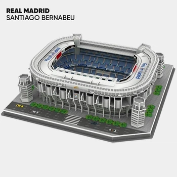 3D пазл стадіон (конструктор стадіон) Real Madrid (Santiago Bernabeu) з підсвічуванням