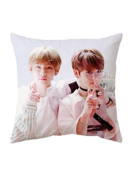 Подушка Чонгук Техьон kpop Bts двостороння 40х40 см (p0036)