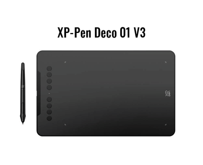 Графический планшет XP-Pen Deco 01 V3 Рабочая область 10" x 6.25" дюймов (Deco 01 V3 new)