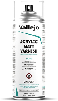 Lakier-spray Vallejo Akrylowy 28.531 400 ml Matowy (8429551285315)