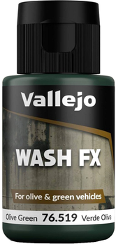 Farba Vallejo Wash FX 76.519 35 ml Olive Green (8429551765190)