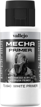 Праймер Vallejo Mecha 73.640 60 мл Білий (8429551736404)