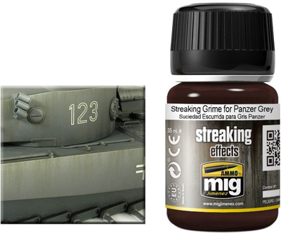 Засіб для створення смуг Ammo Streaking Effects Streaking Grime for Panzer Grey 35 мл (8432074012023)