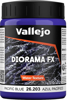 Pasta Vallejo Diorama FX Water Textures 26.203 200 ml Pacific Blue (8429551262033)