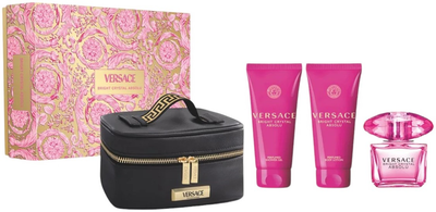 Набір для жінок Versace Bright Crystal Absolu Парфумована вода 90 мл + Лосьйон для тіла 100 мл + Гель для душу 100 мл + Косметичка (8011003893263)