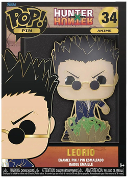 Przypinka Funko Hunter X Hunter POP Pin Leorio 10 cm (0671803445024)