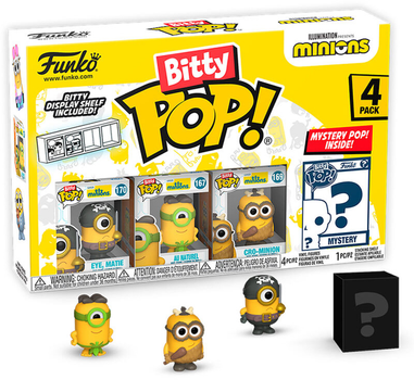 Набір фігурок-сюрприз Funko Bitty POP Minions Series 1 4 шт (0889698730358)