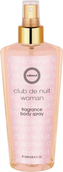 Парфюмированный мист для тела Armaf Fragrance Body Mist Club De Nuit 250 мл (6085010044521)