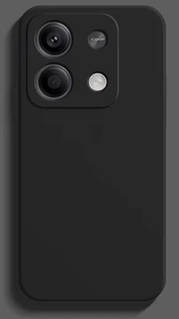 Силиконовый чехол Soft Touch для Xiaomi Redmi Note 13 4G Черный