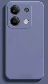 Силиконовый чехол Soft Touch для Xiaomi Redmi Note 13 Pro 5G Серо-синий