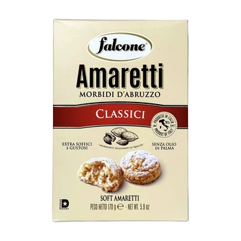 Печиво амаретті Falcone м’яке мигдальне класичне amaretti morbidi d’abruzzo classici 170г