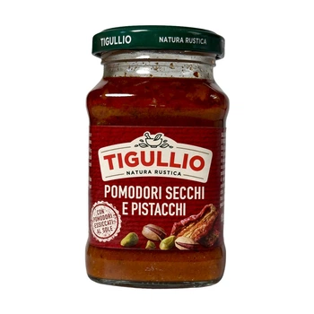 Соус песто TIGULLIO pomodori secchi e pistacchi з вяленими томатами та фісташками 185г