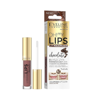 Блеск для збільшення губ EVELINE Шоколад "OH! MY LIPS-LIP Maximizer" 4.5 мл. 7393