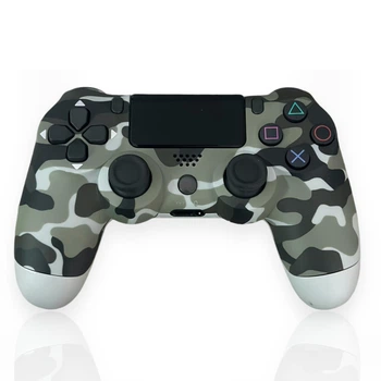 Беспроводной джойстик геймпад Dual Shock 4 Wireless для PS4 с Bluetooth (Серый камуфляж)