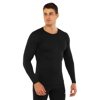 Лонгслив компрессионный спортивный LIDONG J01 (полиэстер, спандекс, 4XL, Черный) (J01_Черный_4XL)
