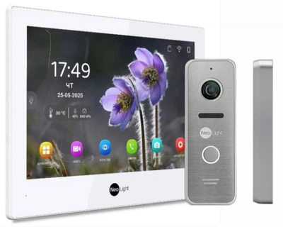Комплект Wi-Fi видеодомофона Neolight Alpha Hybrid HD Kit Silver (Alpha Hybrid + Prime FHD)