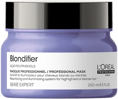 Маска для сіяння освітленого та пофарбованого волосся L’Oréal Professionnel Serie Expert Blondifier 250 мл