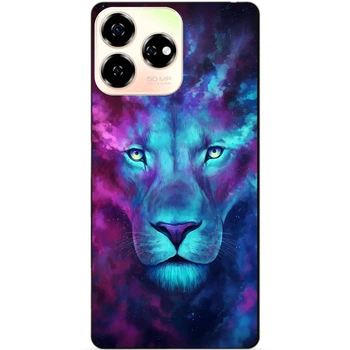 Чохол силіконовий бампер Candy для Zte Nubia V60 з малюнком Космічний Лев