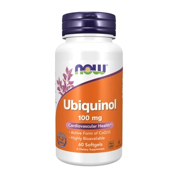 Убіхінол Now Foods UBIQUINOL 100м підтримка серця 60 капсул