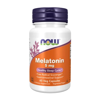 МЕЛАТОНИН 5мг Now Foods аминокислота Now Foods MELATONIN 60 капсул
