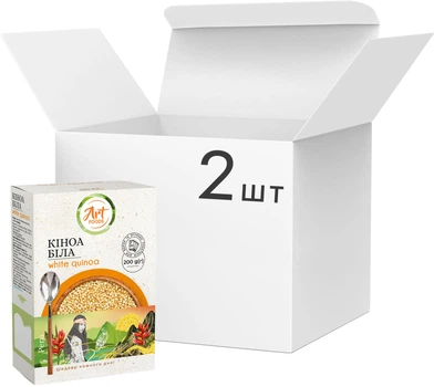 Упаковка крупы Art Foods Киноа 20 г x 10 пакетиков x 2 шт (0.4 кг) (3983323714)