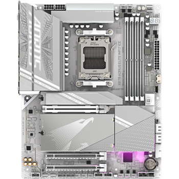 Mатеринская плата Gigabyte aorus Elite wifi7 ice (sAM5, amd x870)