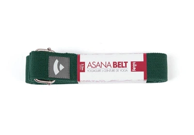 Ремень для йоги Asana Belt от Bodhi темно-зеленый 250x3.8 см