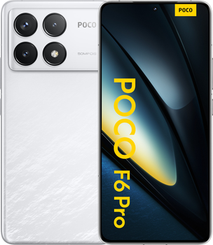 Мобільний телефон Xiaomi Poco F6 Pro 12/256GB White (6941812774786)