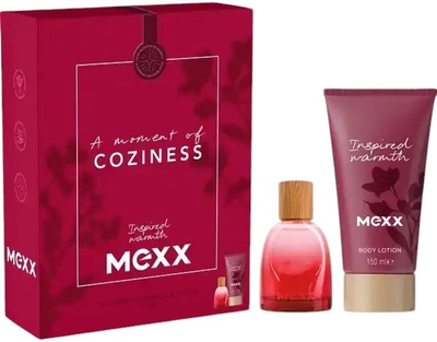 Zestaw dla kobiet Mexx Inspired Warmth Woman Woda perfumowana 30 ml + Balsam do ciała 150 ml (3616305257475)