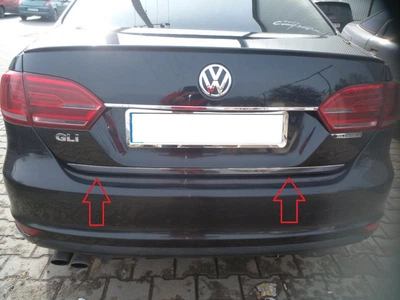 Нержавеющая кромка багажника для Volkswagen Jetta 2011-2014
