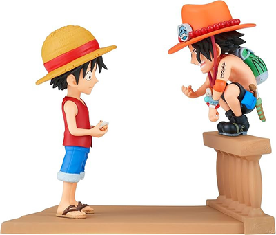 Набір фігурок Banpresto One Piece Monkey D Luffy & Portgas D Ace World Collectable Log Stories 8 см (4983164894752)