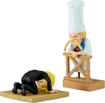 Zestaw figurek Banpresto One Piece WCF Log Series Sanji & Zeff 2 world collectable 8 cm (4983164889864)