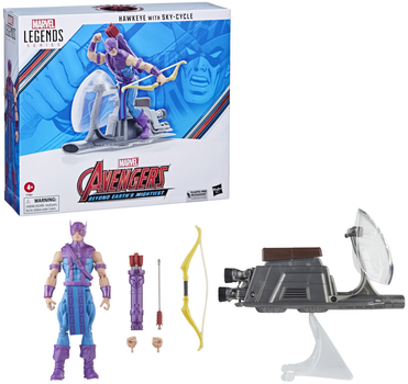 Фігурка Hasbro Marvel Legends Avengers Beyond Earths Mightiest Hawkeye with Sky-Cycle з аксесуарами 15 см (5010996142665)