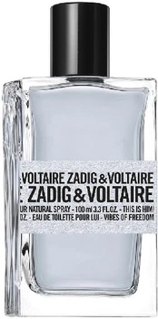 Тестер Туалетная вода для мужчин Zadig&Voltaire This Is Him Vibes of Freedom 100 мл (3423222048372)