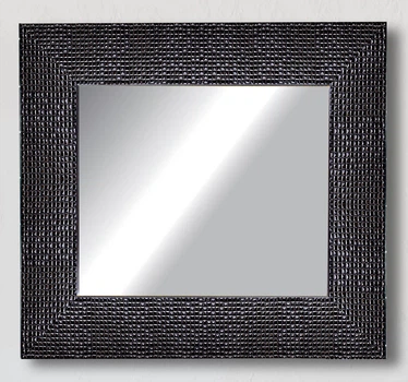 Зеркало настенное в раме Factura Black cube 51х54 см черное