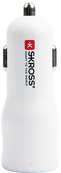 Автомобільний зарядний пристрій SKROSS Dual Car Charger 20W PD White (SKCHCA0120WPDCN)