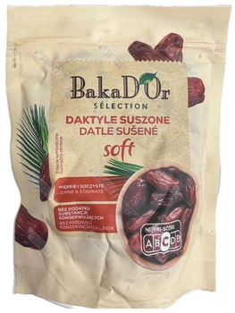 Финики мягкие BAKAD'OR сушеные без косточки Daktyle suszone Soft 180 г