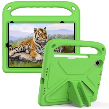 Чехол STR EVA с ручкой подставкой треугольник для Apple iPad mini 6 детский Green