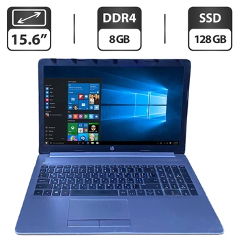 Ноутбук Б-класс HP 255 G7 / 15.6" (1366x768) TN / AMD Ryzen 3 3200U (2 (4) ядра по 2.6 - 3.5 GHz) / 8 GB DDR4 / 128 GB SSD / AMD Radeon Vega 3 Graphics / WebCam / DVD-ROM б/у