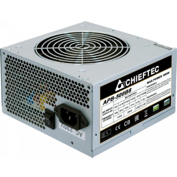 Блок живлення для комп'ютера Chieftec VALUE APB-500B8 500W 120мм 80+ White Bulk ATX (APB-500B8)