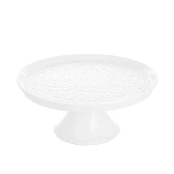 Тортівниця фарфорова на ніжці Flora D-24 см. 33346