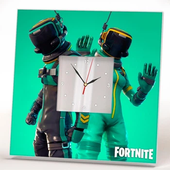 Годинник «Гра Fortnite. Персонажі Фортнайт» подарунок для фаната відеоігор, декор будинку, дитячої кімнати, спальні