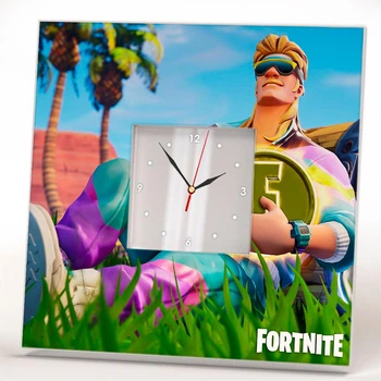 Стильний годинник «Персонажі гри Fortnite» подарунок для фанатів комп'ютерних ігор, прикраса дитячої кімнати, спальні