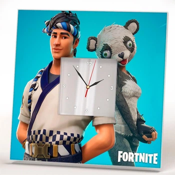 Годинник «Гра Fortnite. Персонажі Фортнайт» прикраса будинку, дитячої, спальні, сувенір фанату відеоігор